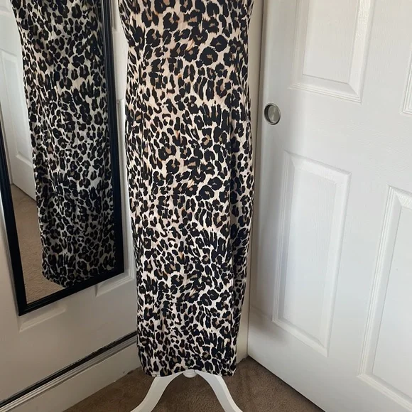 Nordstrom BP. Leopard print slip dress - Picture 4 of 9